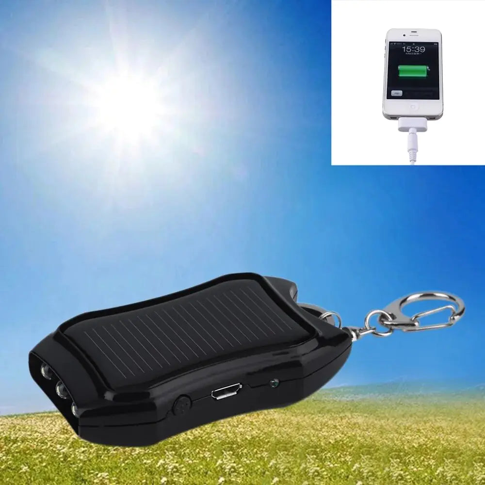 Key chain solar Power Bank for phone