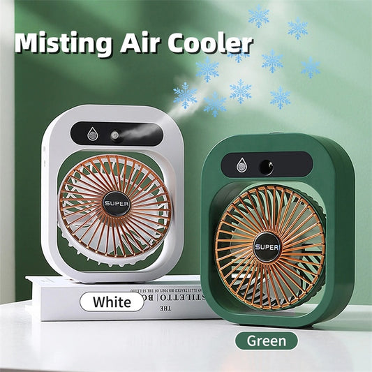 Rechargeable fan with fast cooling air