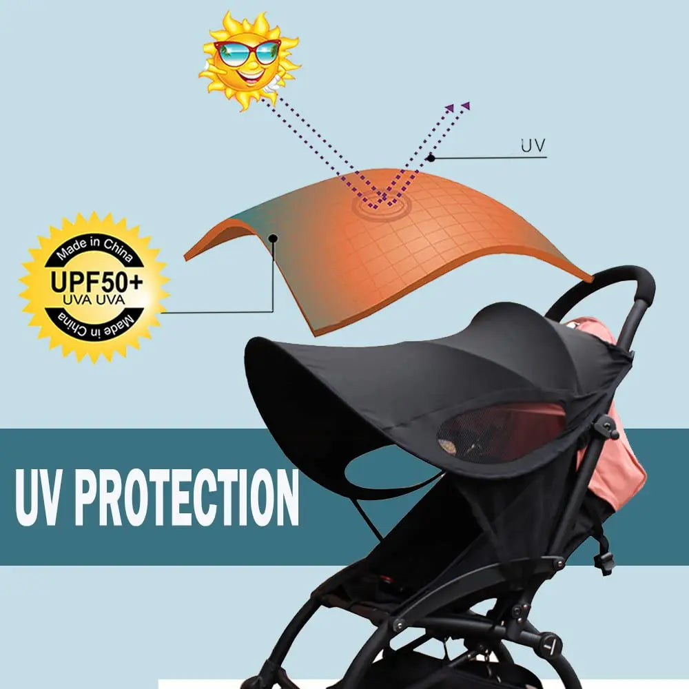 Universal Stroller baby Sunshade Cover Extended Sun