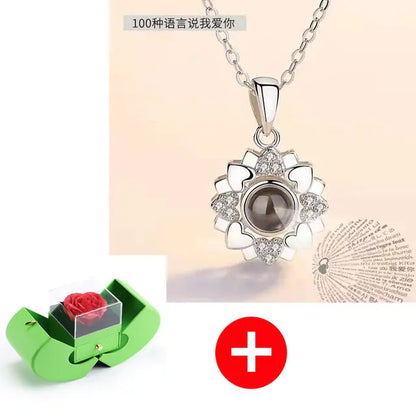 Eternal Flower Apple Jewelry Box